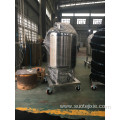 Stainless steel material transfer tank